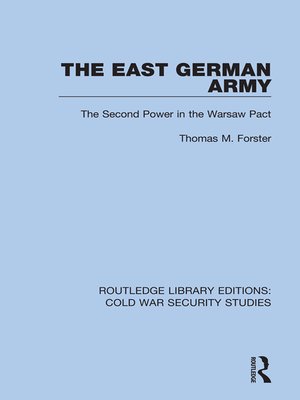 cover image of The East German Army
